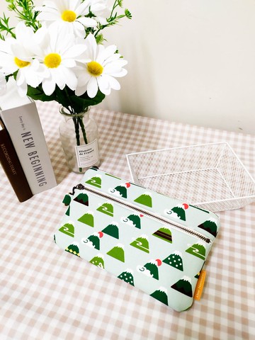拾光系列零錢包/萬用包/拉鍊收納包/抹茶富士款