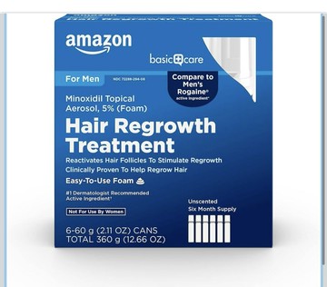 美國直送  Amazon Minoxidil 5%  盒裝6入 泡沫