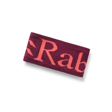 RAB Knitted Logo Headband 經典Logo針織頭帶 桑葚紫/槿紅 #QAB40