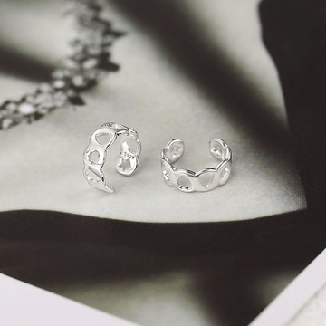 Sweet Air L37 日韓流行時尚耳飾 鏤空愛心星星造型 百搭裝飾 加分耳骨夾