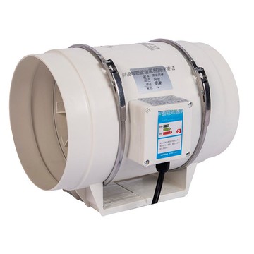 管道斜流增壓送排一體排煙風機家用廚房油煙抽風機換氣排氣扇【DD1113001】