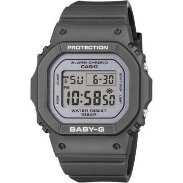 CASIO BABY-G 優雅珠光方形計時錶/黑色/BGD-565SC-1