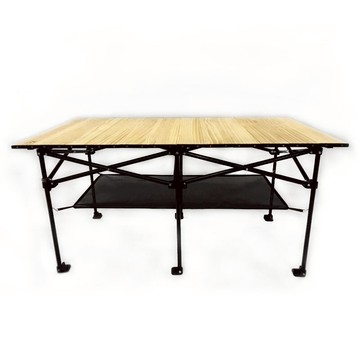 【露營趣】新店桃園 台灣製 JIA GUANN JG-T001 長方桌 手作實木桌 摺疊桌 休閒桌 野餐桌 蛋捲桌 餐桌 木桌 露營 野營