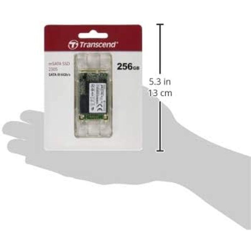 Transcend mSATA SSD 256GB SATA-III 6Gb/s DDR3キャッシュ搭載 3D TLC