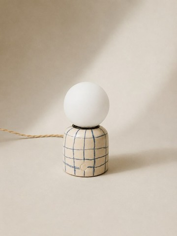 陶桌燈 / 手繪氛圍燈 (附燈泡) Ceramic Table Lamp