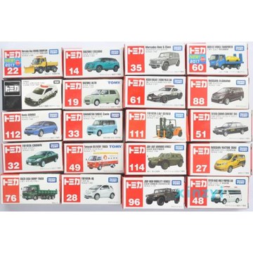 TOMY  TOMICA 48 31 96 76 49 114 112 28  33 113 51 117 盒稍皺