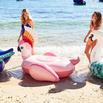 【派對商品】SUNNYLIFE 鸚鵡造型坐騎泳圈