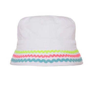 英國｜Sunuva 帆布遮陽帽 白色 學齡前 - 4歲+