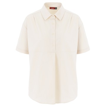 抗UV半開襟襯衫-淺米(女266134911)