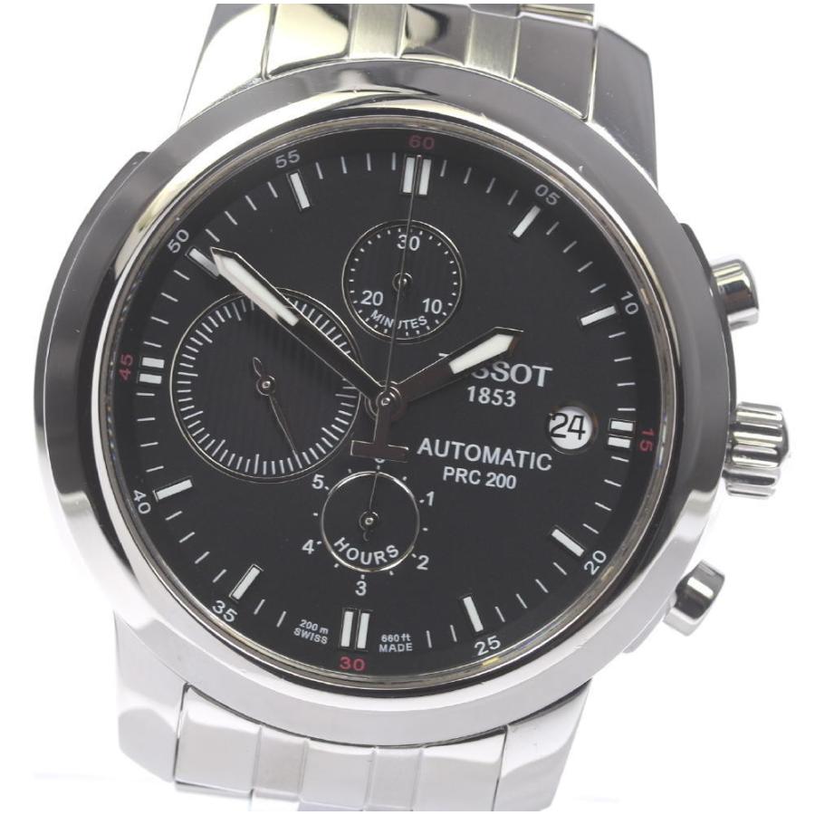 ☆良品【TISSOT】ティソ PRC200 クロノグラフ T014427A 自動巻き メンズ | LINEショッピング