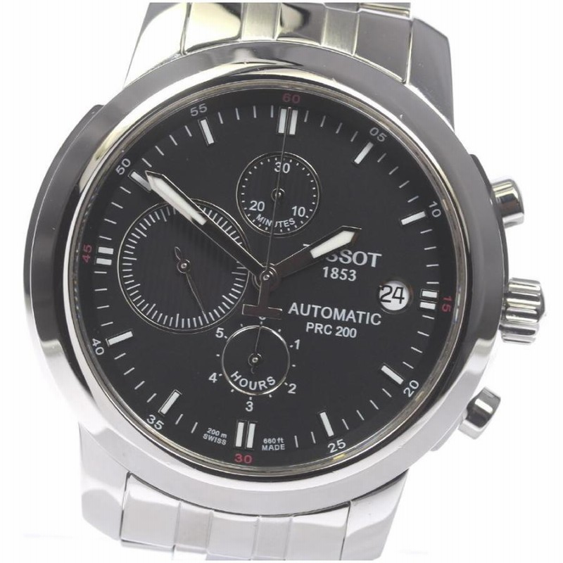 ☆良品【TISSOT】ティソ PRC200 クロノグラフ T014427A 自動巻き メンズ | LINEブランドカタログ