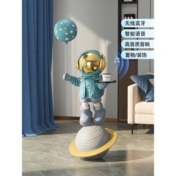宇航員客廳落地擺件家居飾品電視柜沙發旁太空人托盤收納喬遷禮物