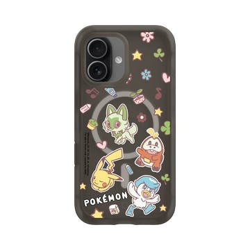 iPhone 17 AirX 本質黑 - 寶可夢 Pokemon - 暖色系列-最初的夥伴