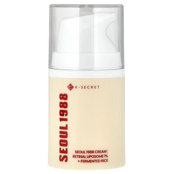 K-Secret, Seoul 1988 面霜，1% 視黃醛脂質體 + 發酵大米，1.69 液量盎司（50 毫升）