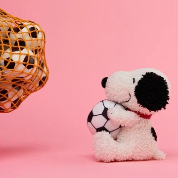 24H快速出貨| BON TON TOYS Snoopy史努比填充玩偶-足球狗 16cm