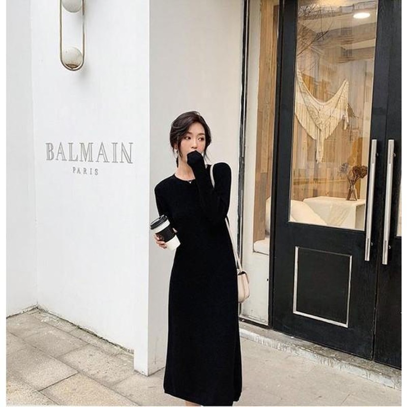 バルマン BALMAIN ワンピース ミニ デニム ノースリーブ タイト 34