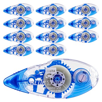 Alpha 膠帶 AGT 0180 8.4mm x 12m  藍色  12個