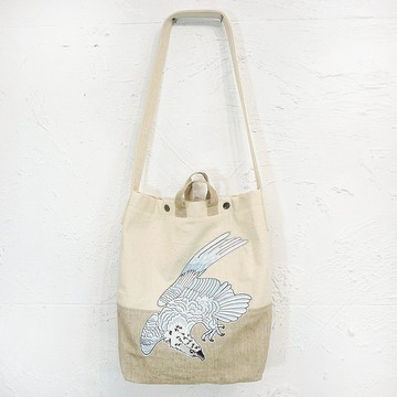 Aman No.24 刺繡包系列 棉麻 老鷹