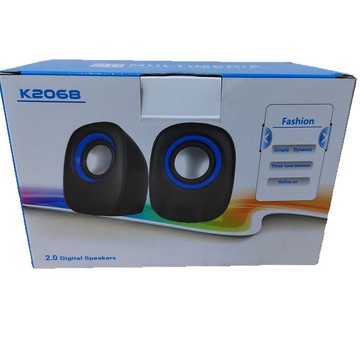 D05A電腦音箱筆記本電腦音響USB小音箱可愛迷你大Q蛋小音箱跨境【Snowbelle優選】