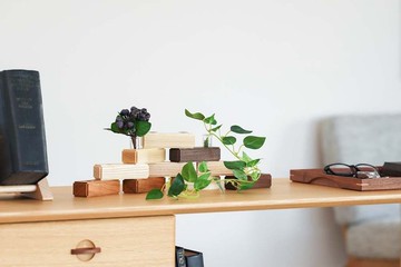 各地的著名工房 kochi BLOCK 日本產工藝品 木材 花瓶