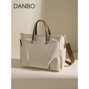 (免運)筆記本電腦包15.6寸女士手提大容量商務公文包單肩斜挎通勤托特包