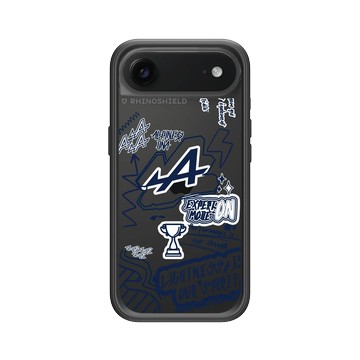 iPhone Air Mod NX -邊框背蓋組合 (相機按鈕) 黑 - Alpine - Graffiti