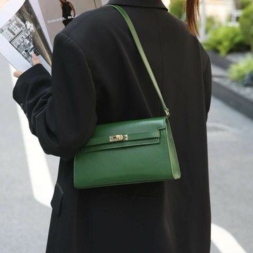 2025秋冬新款真皮斜挎女包時尚簡約大氣腋下單肩經典百搭凱包手提