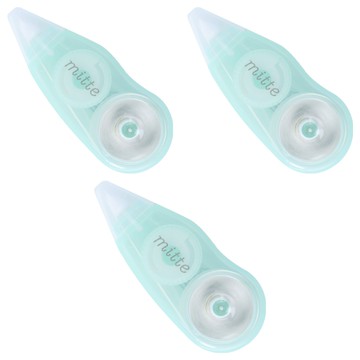 sun-star mitte霧透迷你修正帶-薄荷綠  薄荷綠  3個