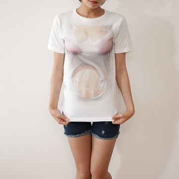 Mousou Mapping T-shirt/ Splash/ PINK