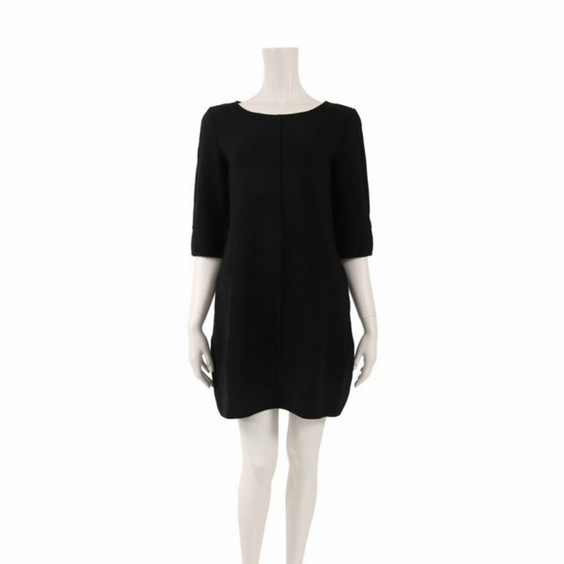 フォクシー Foxey ニットワンピース ウール 黒 レディース 中古 通販 Lineポイント最大0 5 Get Lineショッピング