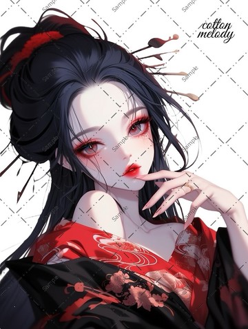 原廠貼紙 no.1518 人物貼紙 原創貼紙 人物貼紙 少女貼紙 原創人物貼紙