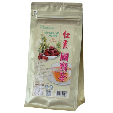 國寶茶包 Mr.Teago 紅棗國寶茶/養生茶-3角立體茶包-5袋/組(20包/袋)