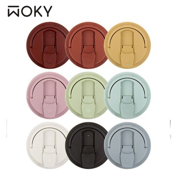 【WOKY 沃廚】渾圓杯770ML/雙層750ml/550ml/ecozen880ml- 專用上蓋(可拆)