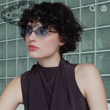 蒂家金屬無框切邊太陽眼鏡女歐美明星時尚INS方框墨鏡潮男dts182