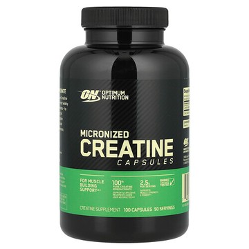 Optimum Nutrition, 微粒化肌酸膠囊，100 粒（每粒 1.25 克）