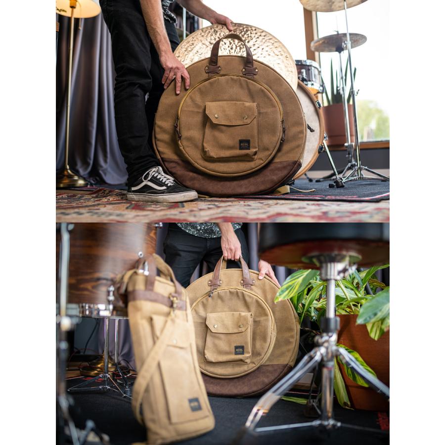 MEINL Waxed Canvas Collection シンバルバッグ MWC22KH   Vintage Khaki (22インチシンバルを収納可能)［マイネル パーカッション Cymbals Bag］