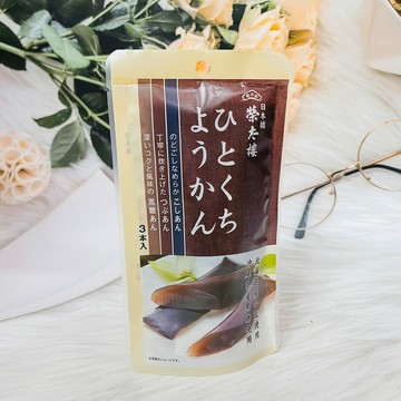 日本 日本橋 榮太樓 一口洋羹 3本入 使用北海道產小豆、沖繩產黑糖｜全店$199免運