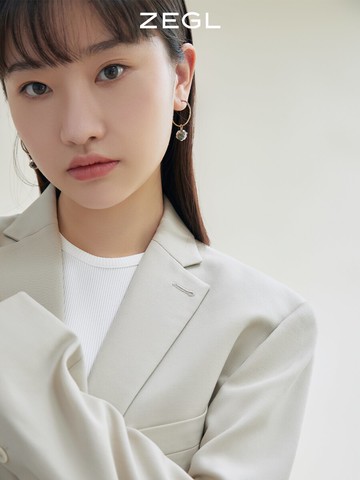 ZEGL巴洛克復古耳環女輕奢高級感耳扣耳釘設計感925銀針秋冬耳飾