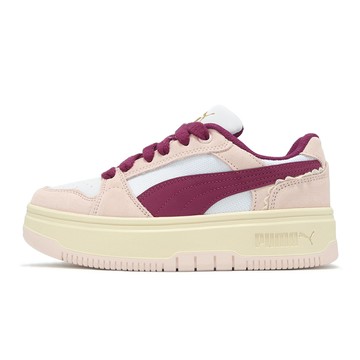 Puma 休閒鞋 Rebound Femme Low Memoires 女鞋 白 粉紅 復古 緩震 厚底 40351202