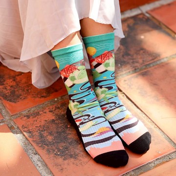 【小創襪】寶島台灣-雲林Yunlin登山襪 健行襪 環島襪 旅行台灣