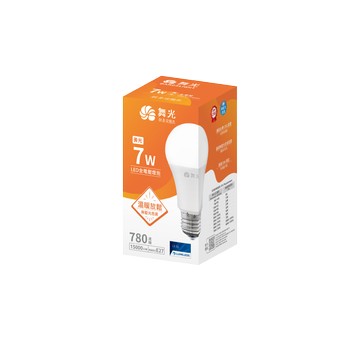 【無藍光】舞光7W燈泡 LED-E277WR9