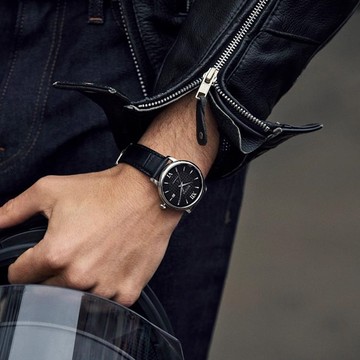 Bulova 寶路華 Hudson 系列機械腕錶 - 洋蔥頭復刻黑 / 39mm(96B441)