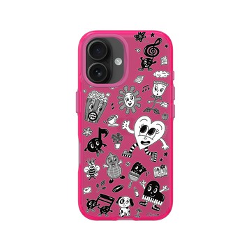 iPhone 16 Clear 粉漾桃 - Chocomoo - Chocomoo WORLD: FRIENDS
