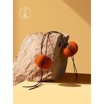 十八紙空中掛飾柿子吊飾天花板吊頂裝飾品客廳商場櫥窗吊墜裝飾件