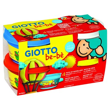 GIOTTO be-be 寶寶超軟黏土4合1套裝  400g  1組  Multicolor