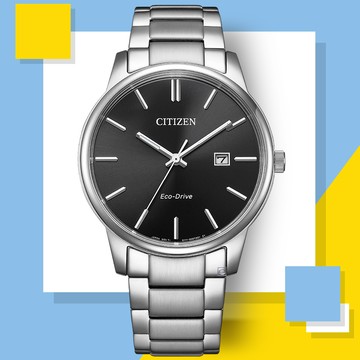 CITIZEN 星辰 光動能 簡約紳士大三針腕錶 男錶 手錶-40mm BM6978-93E