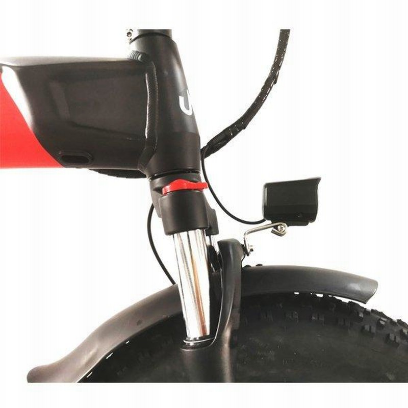 ファットタイヤ&フロントサス電動アシスト折り畳み自転車　ジャンク品 ファットタイヤ&フロントサス電動アシスト折り畳み自転車ジャンク品