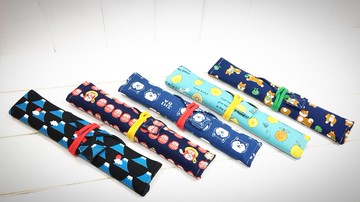 | •R• | 全新 | 環保袋+檜木筷具+單彩玻璃吸管組 | 多款可選擇