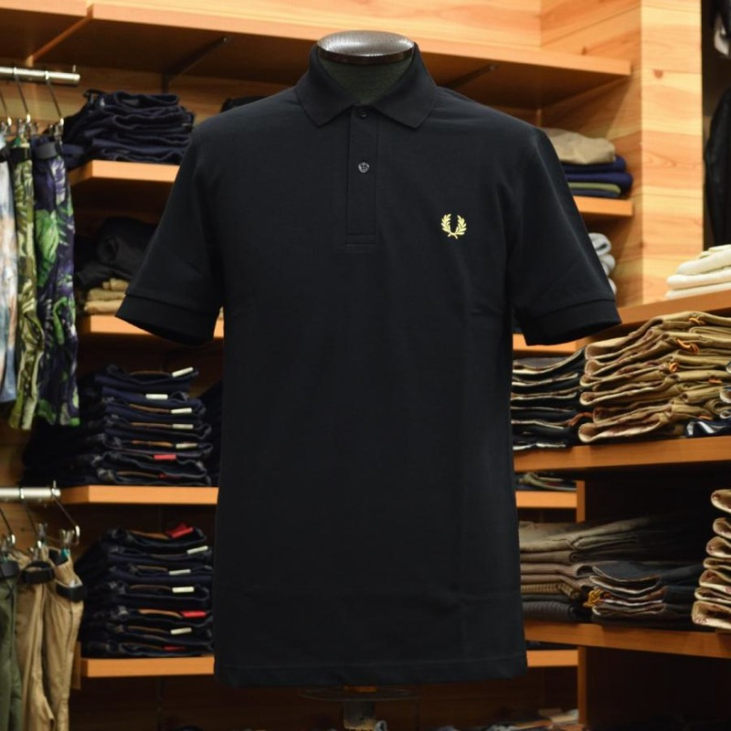 【新品未使用】フレッドペリーM3　イングランド製ポロシャツ　黒 The Fred Perry Shirt - M3／イングランド製フレッドペリー
