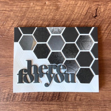 here for you【惜物再生篇】瓷磚拼貼 黑 悼念 喪禮 慰問卡 懷念